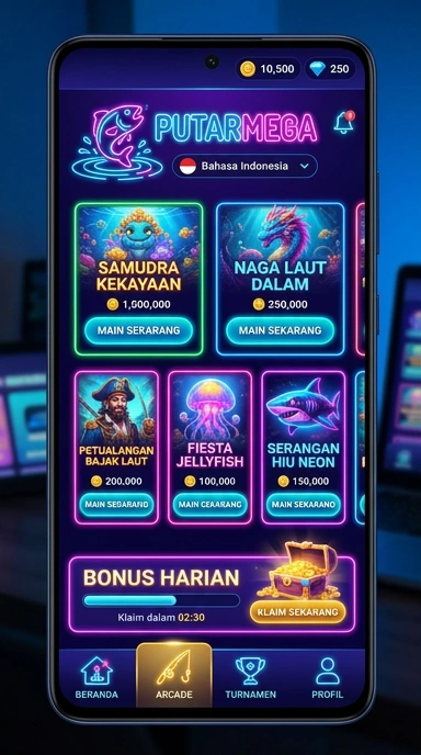 putarmega — cuplikan layar ringkas